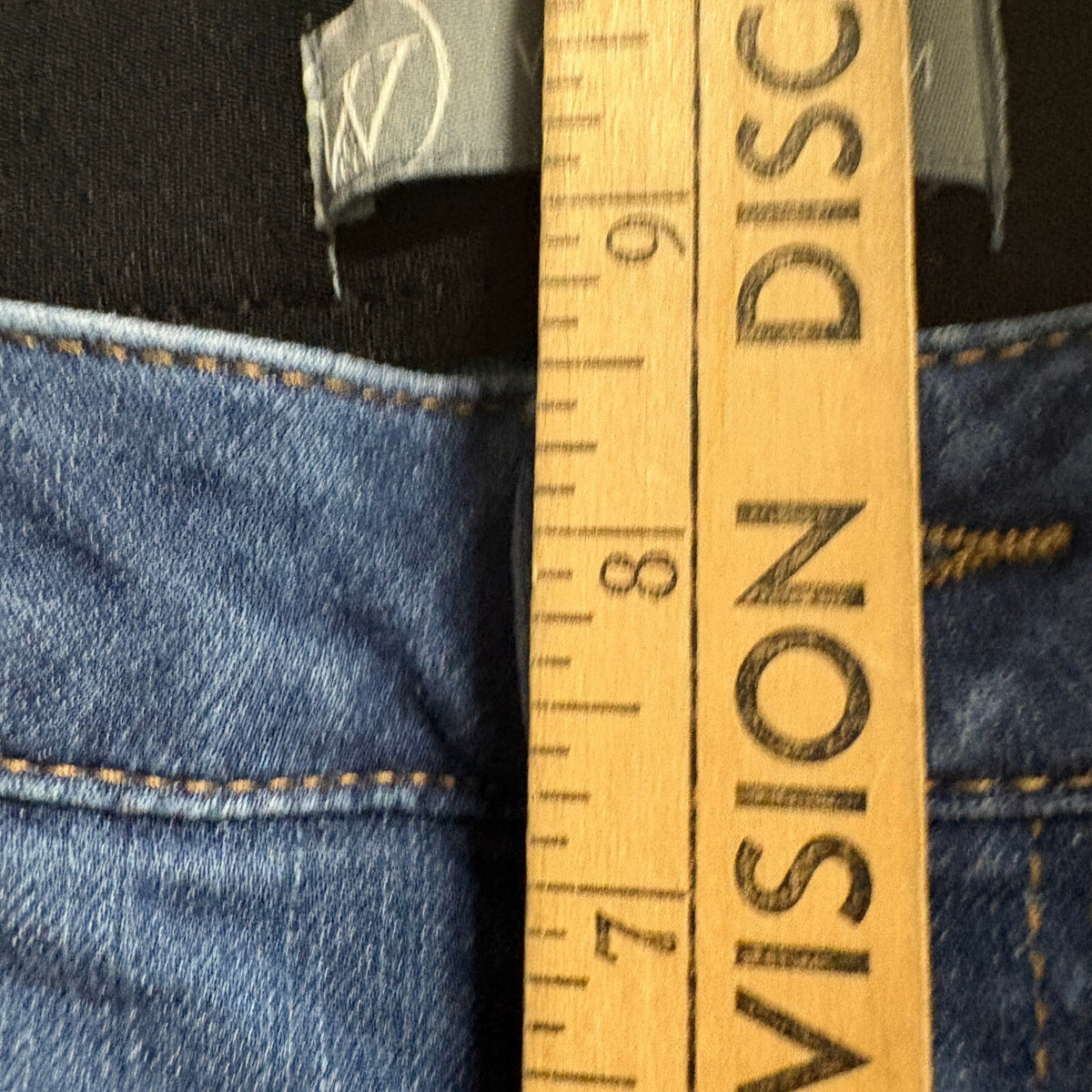 Wit & Wisdom Denim Bermuda Shorts Size 4 Medium Wash Stretch Blue Jeans