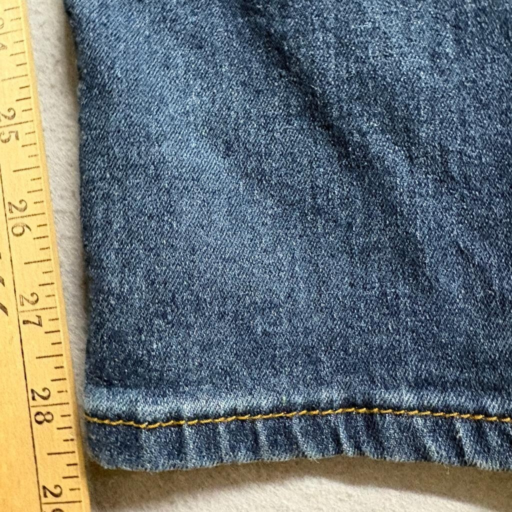 Smith & Mills Denim Mens Jeans 32x32 Blue Stretch Straight Leg Cotton Blend