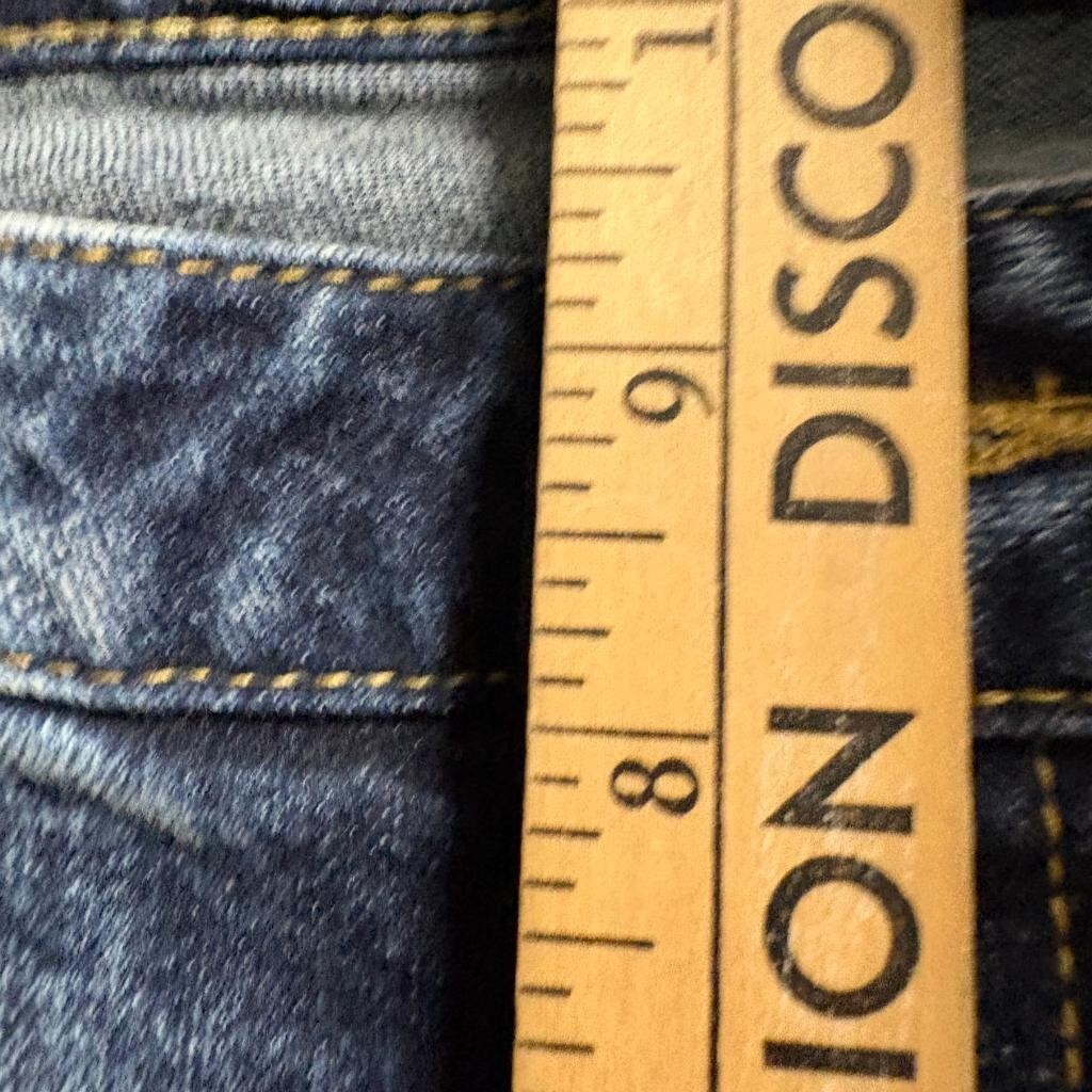 Karen Millen Skinny Jeans Womens US 6 Blue Acid Wash Denim Stretch