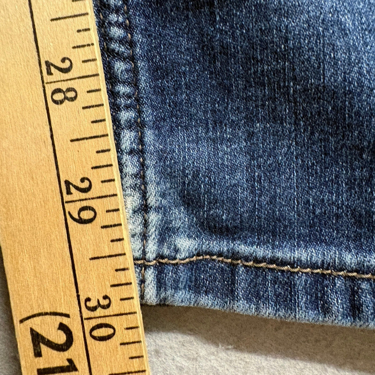 M&S Marks & Spencer The Sophia Straight Jeans Womens US 4 Blue Denim Stretch
