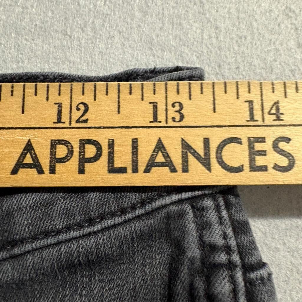 Madewell 10 High Rise Skinny Jeans Womens 26 Black Denim Stretch