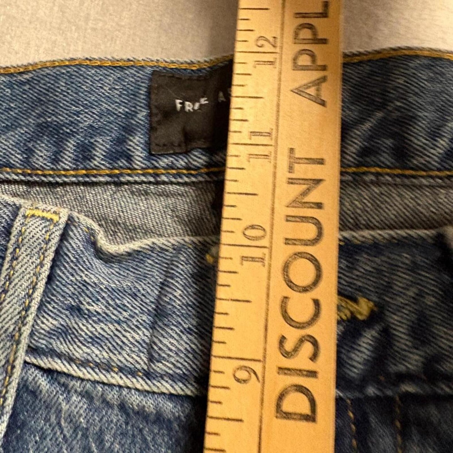 Free Assembly Slim Jeans Mens 29x30 Dark Wash Blue Denim Stretch New with Tags