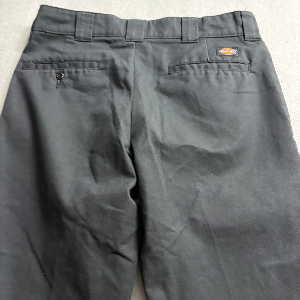 Dickies Flex Mens 32x32 Black Work Pants WP150BK Straight Leg Chino