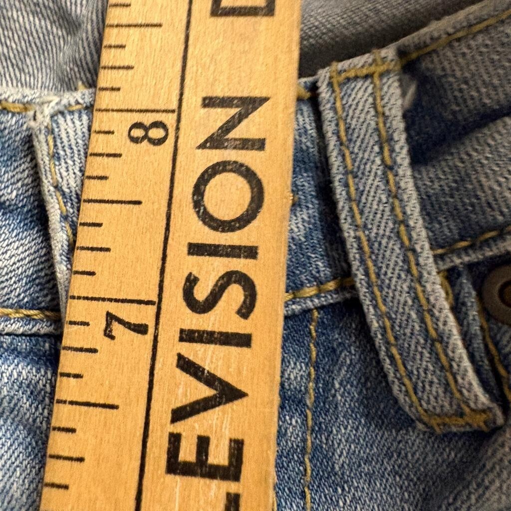 Wrangler Aura Bootcut Jeans Womens 26x32 Light Wash Regular Rise Denim
