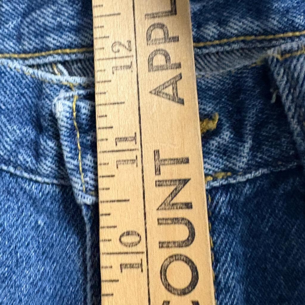 Vintage Riders by Lee Jeans Womens 10L High Rise Tapered Mom Blue Denim USA Made