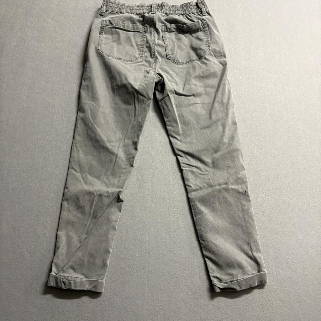 Paige Mens Mayslie Jogger Pants Size 27 Gray Lyocell Blend Drawstring Waist