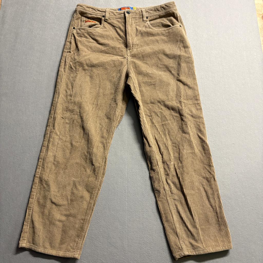 Empyre Corduroy Pants Womens 34 Brown Tan Skate Loose Fit Cord Pants