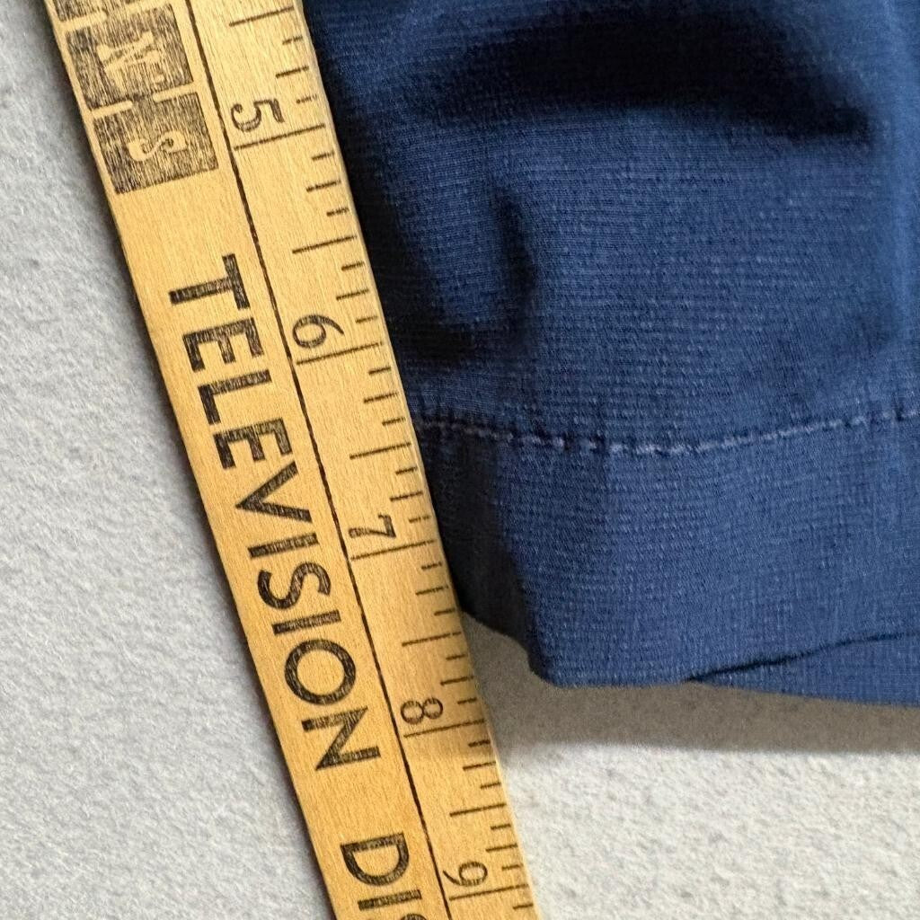 Banana Republic Mens 30 Chino Shorts Blue Stretch Cotton Blend Casual