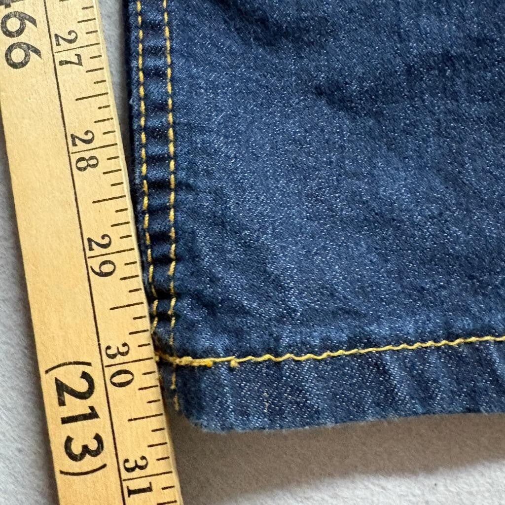 Beverly Hills Polo Club Jeans Mens 42x32 Blue Stretch Denim Straight Leg