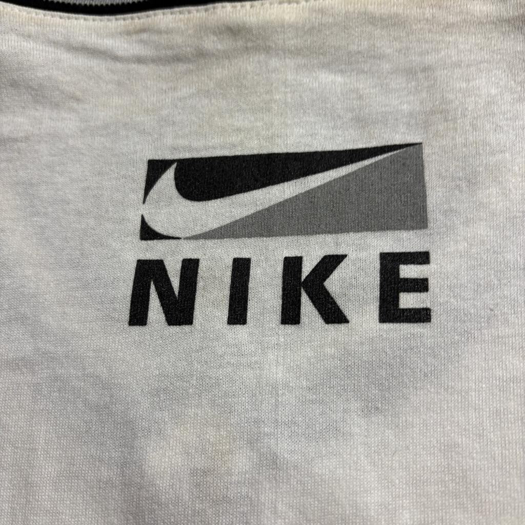 Vintage Nike 2 Piece Set T-Shirt and Shorts Mens XL White Black Made in USA 90s