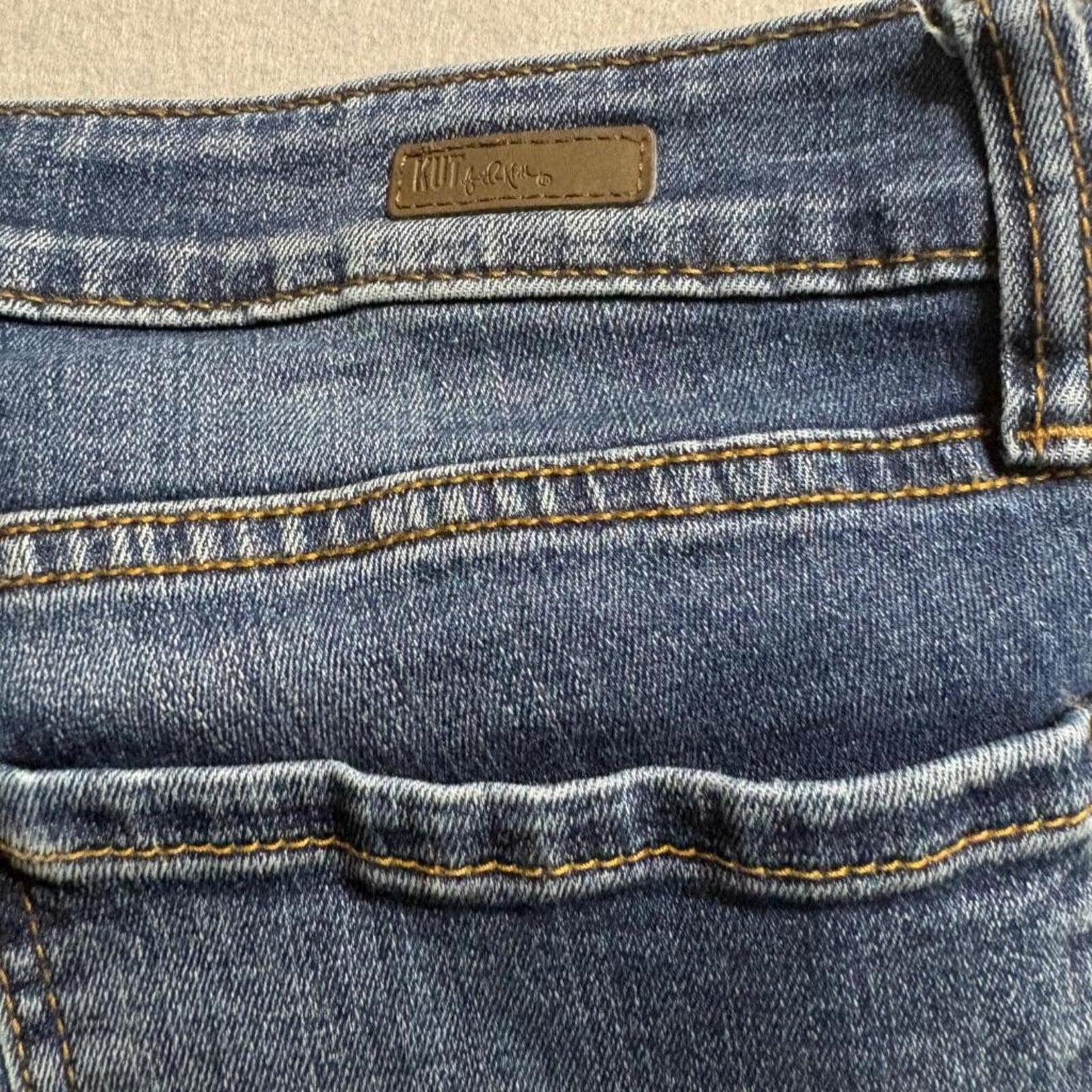 Kut from the Kloth Toothpick Skinny Jeans Womens Size 6 Blue Denim Stretch