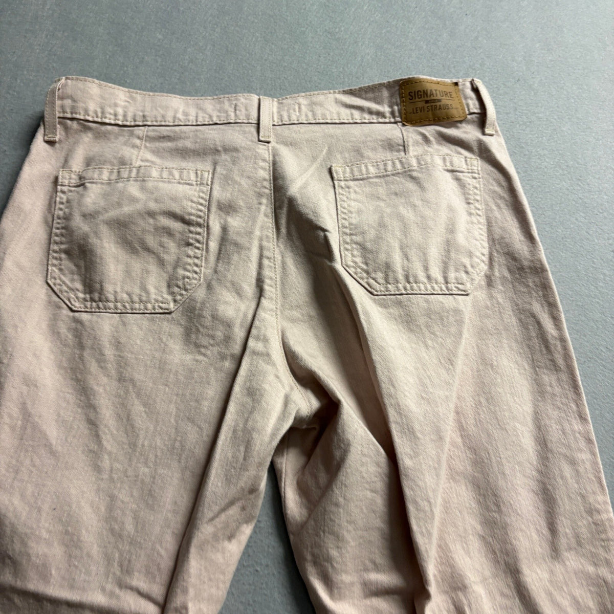 Signature by Levi Strauss Women 10 W30 Everyday Jogger Pants Pink Cotton Utility