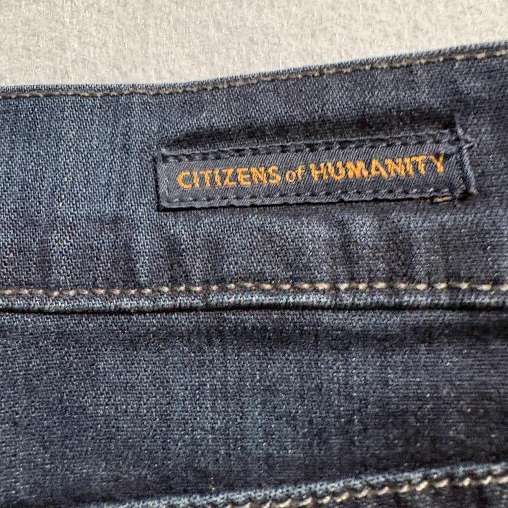 Citizens of Humanity Thompson Skinny Jeans Womens 29 Medium Rise Dark Wash Blue