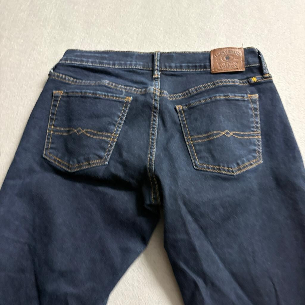 Lucky Brand Sweet N Straight Jeans Womens 4/27 Dark Wash Blue Denim Stretch