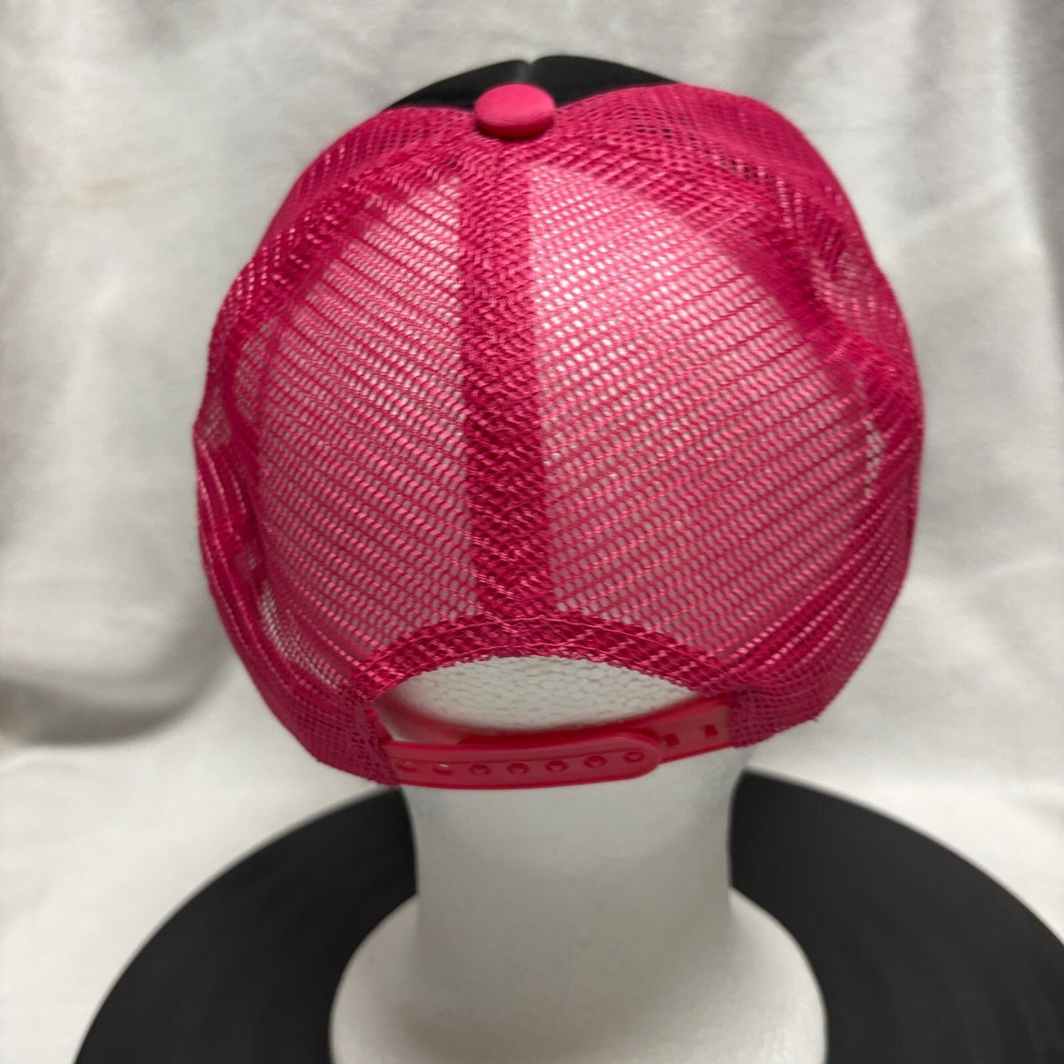 Leisurely Tree Logo Trucker Hat Hot Pink Black Snapback Mesh Cap New Genesis - Photo 4