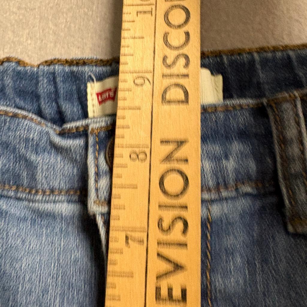 Levi's Boys Bootcut Jeans Size 12 Reg Blue Denim Adjustable Waist Stretch