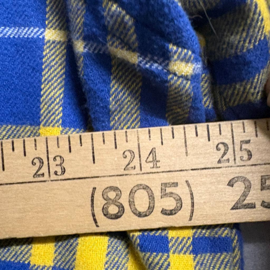 Los Angeles Rams NFL Team Apparel Womens Flannel Sleepwear Shirt Large Blue