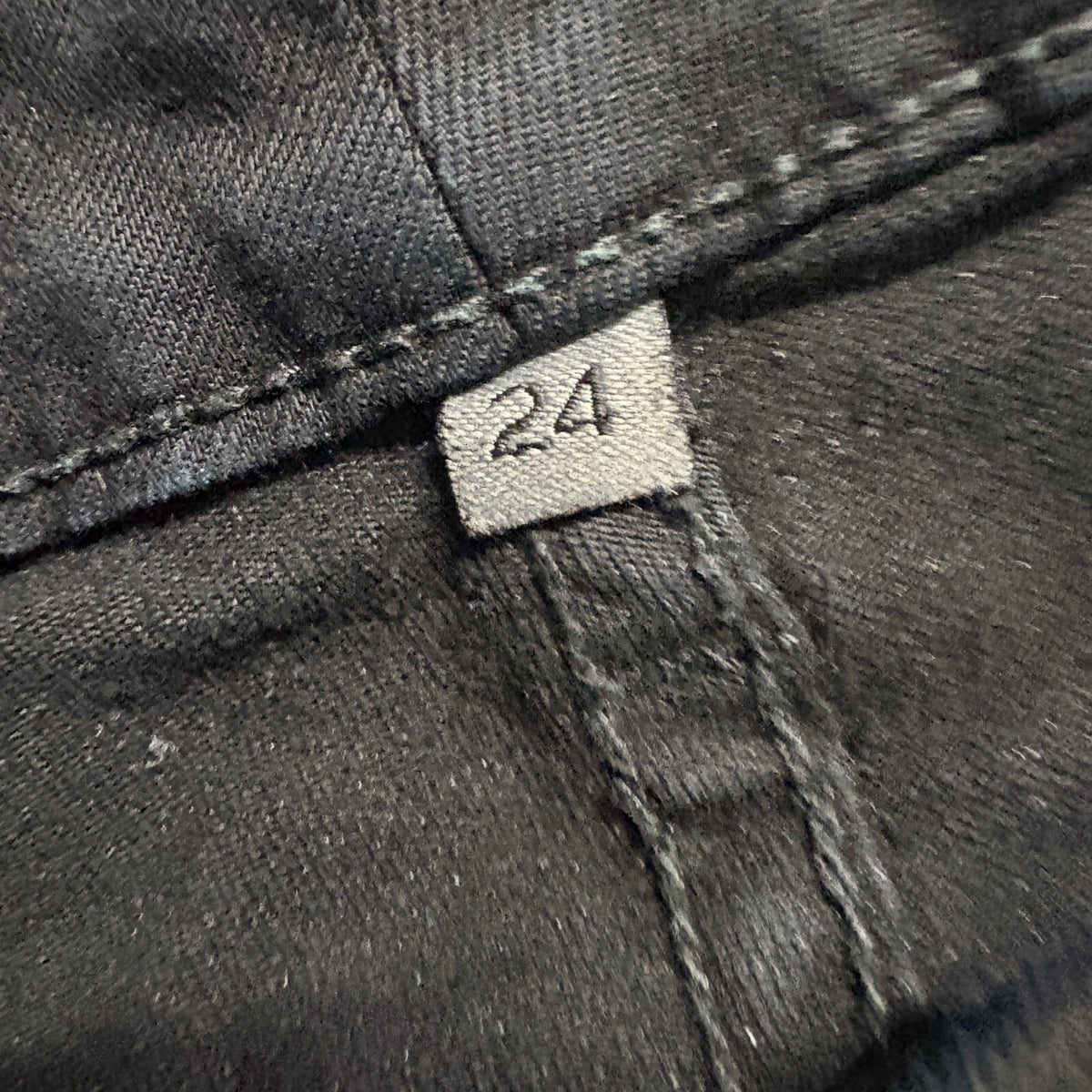 Carmar Denim Los Angeles Womens Skinny Jeans Size 24 Black Stretch Made in USA