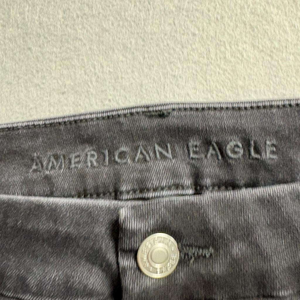 American Eagle High Rise Jegging Womens Size 16 Regular Black Luxe Stretch Jeans