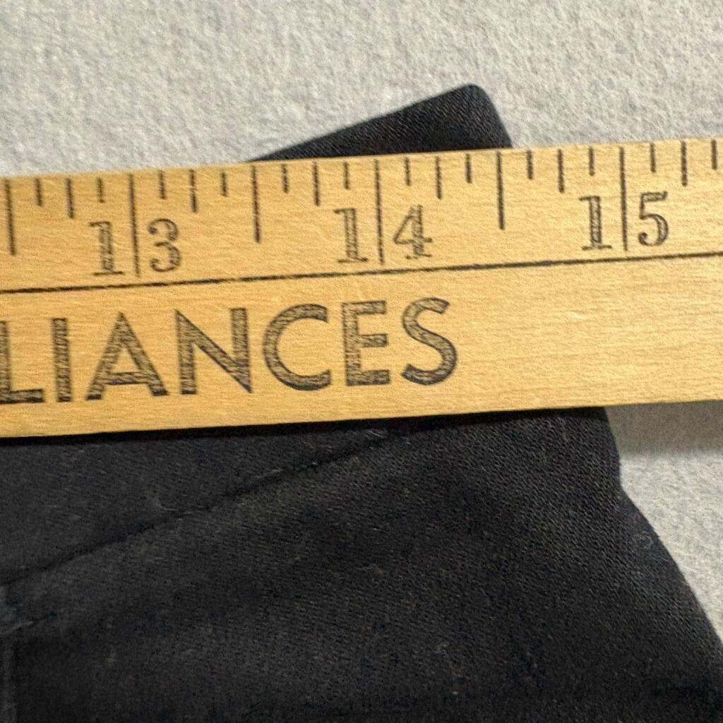 Forever 21 Womens Black Stretch Dress Pants Size Small High Rise Ankle Trousers