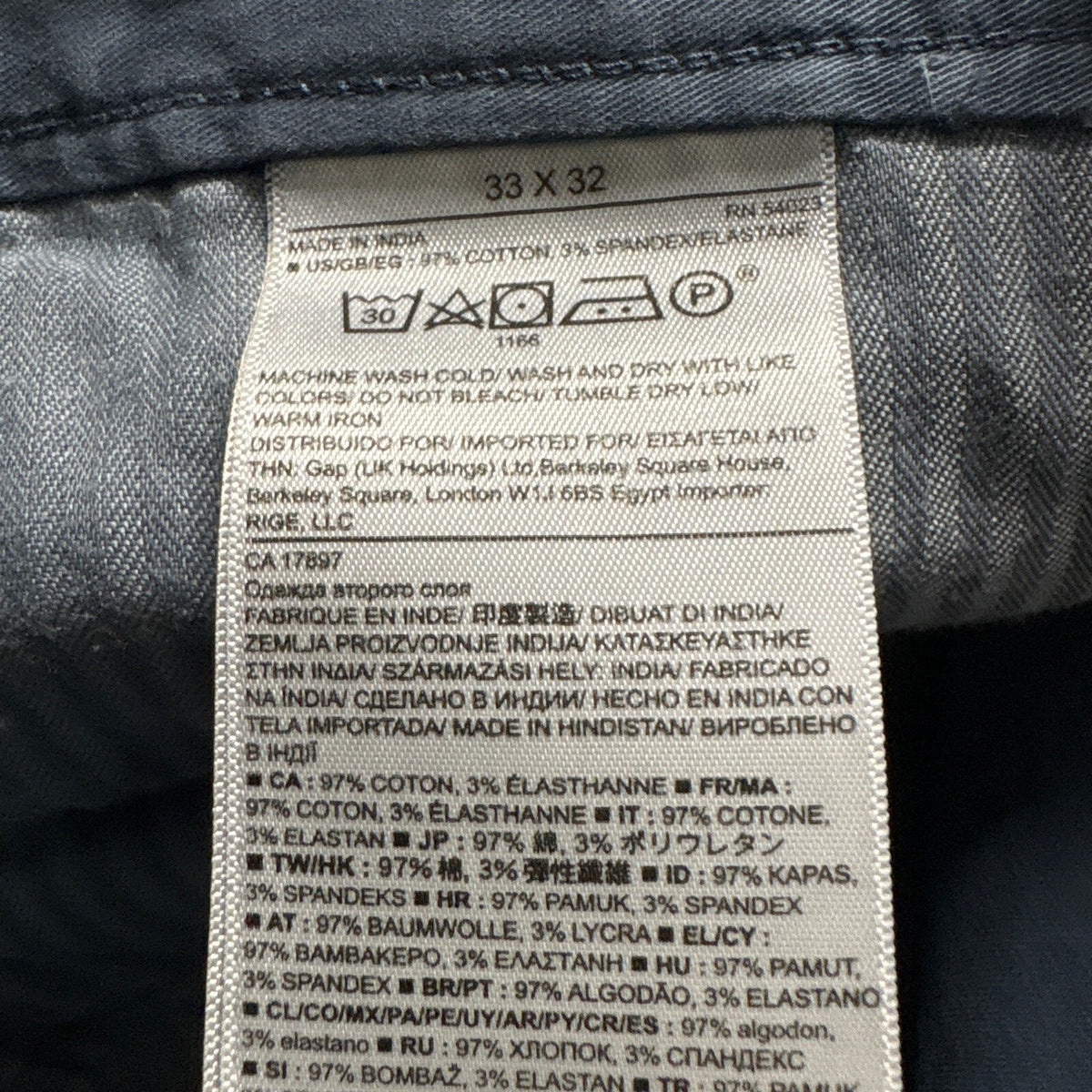 Banana Republic Pants Mens 33x32 Gray Cargo Utility Stretch Straight Leg Chino