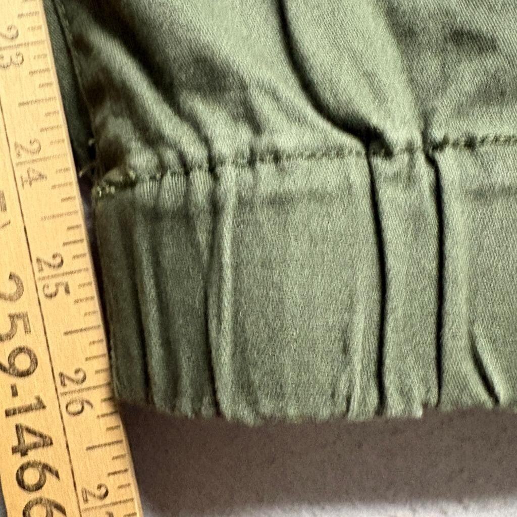 No Boundaries Joggers Womens XXL Green Cotton Blend Elastic Waist Cargo Pants