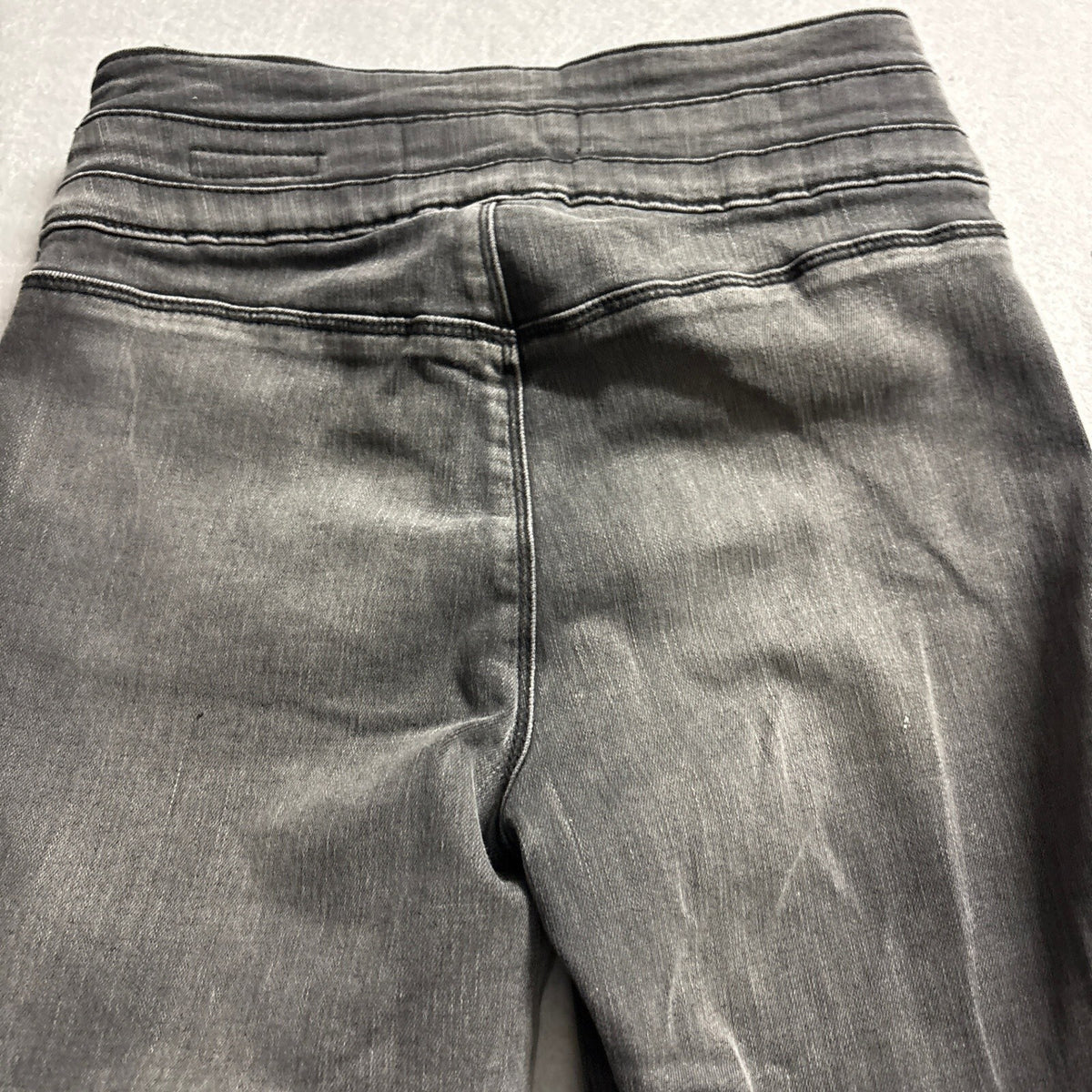 Mashed Potatoes Womens Size 28 Gray Leopard Side Stripe Mid Rise Skinny Jeans