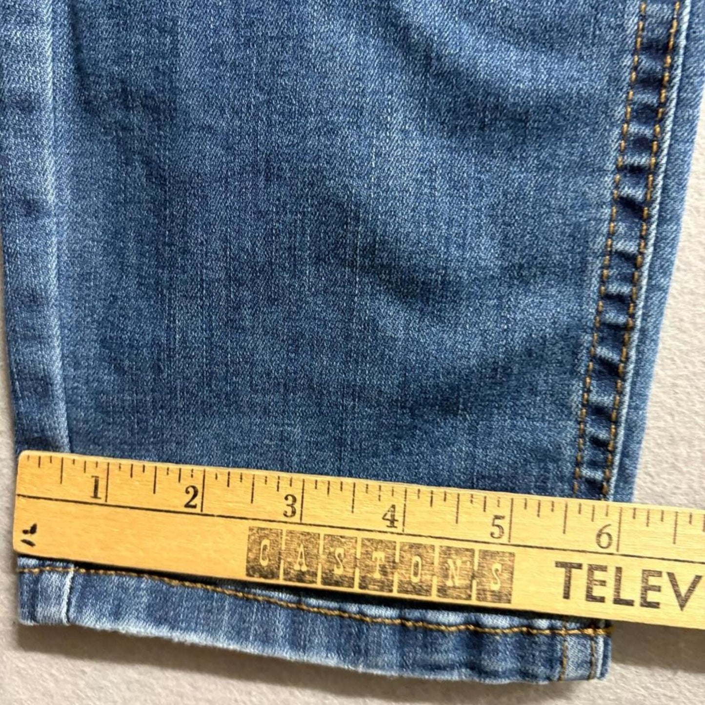 LC Lauren Conrad Distressed Skinny Jeans Womens 30x26 Blue Denim Stretch 31x27