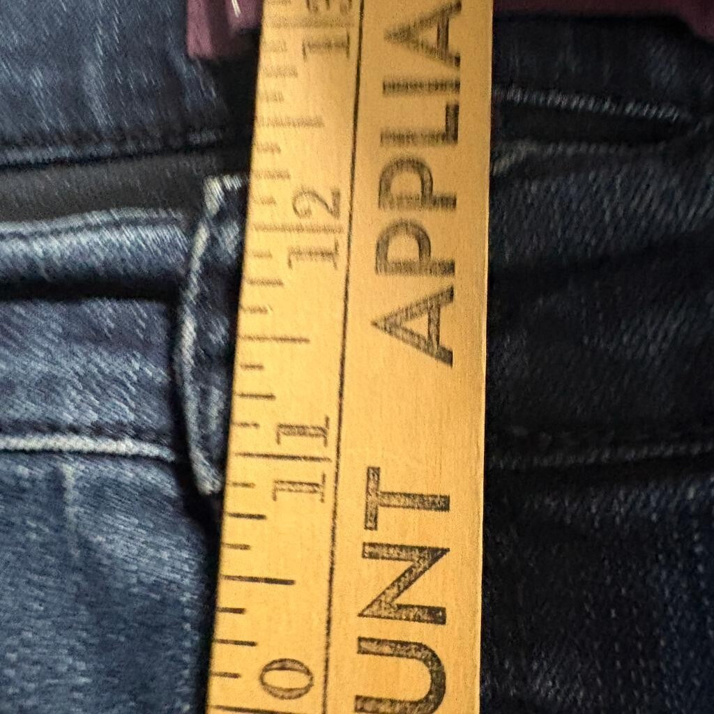 Gloria Vanderbilt Amanda Skinny Jeans Womens 16 Average Blue Denim Stretch