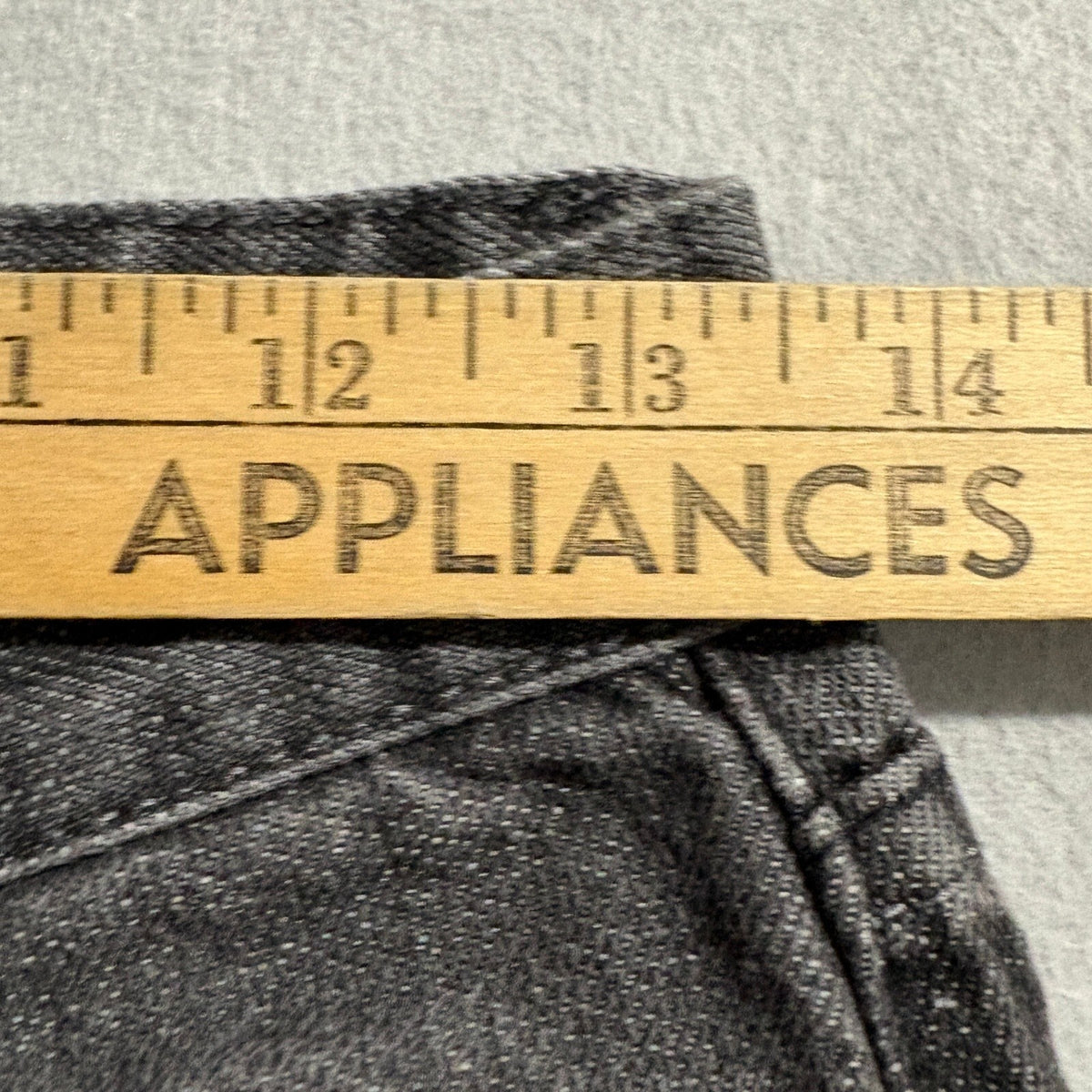 16 Revolution BB Jeans Womens 14/27 Gray Denim Straight Leg High Rise Stretch