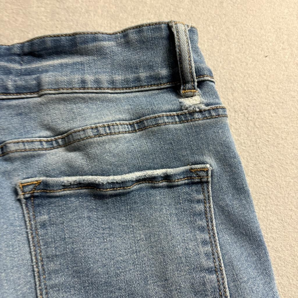 Bridge by Gly High Rise Flare Jeans Womens Size 29 Blue Denim Stretch BG5733R
