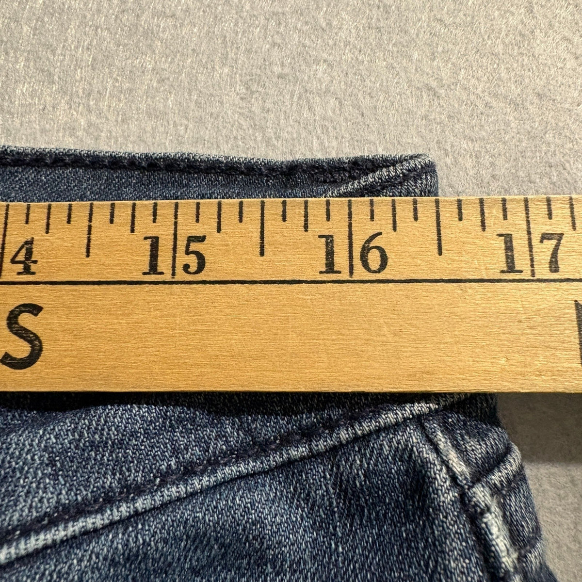 Hudson Jeans Womens 31 Skinny Dark Wash Stretch Denim Blue Pants Cuffed Inseam