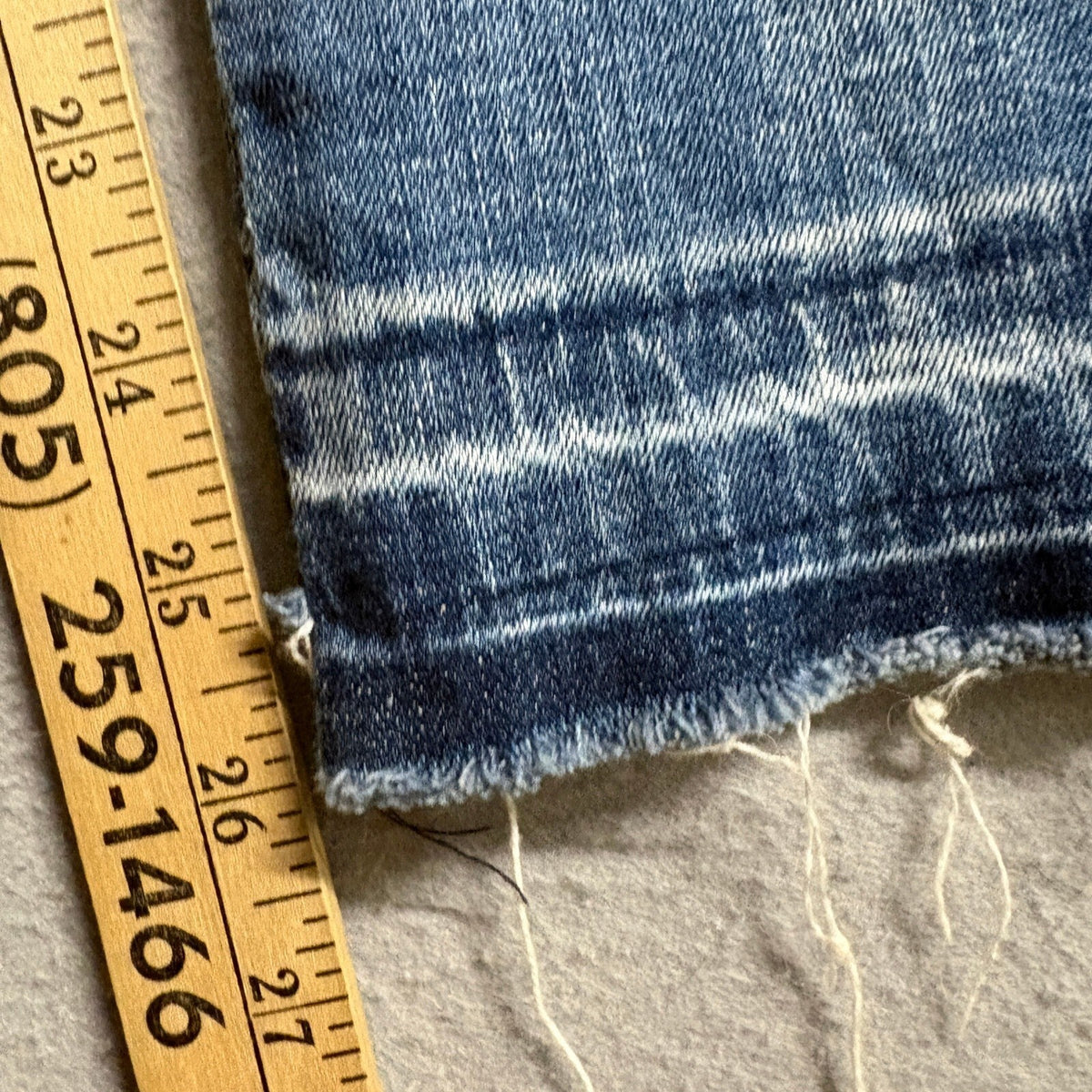 Vintage America Blues Bestie Jeans Womens 10R/30 Distressed Side Stripe Denim