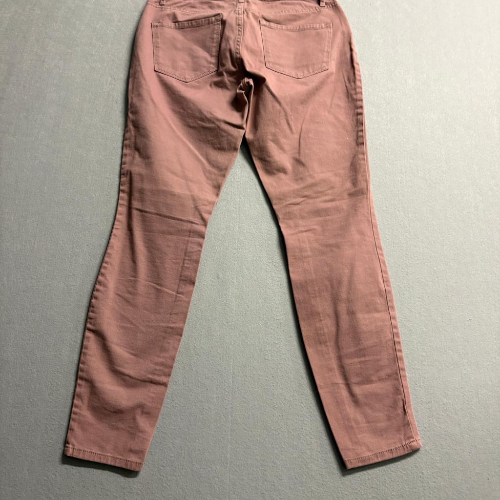 Miraclebody Jeans Womens 6 Faith Skinny Pants Dusty Rose Pink Stretch Cotton