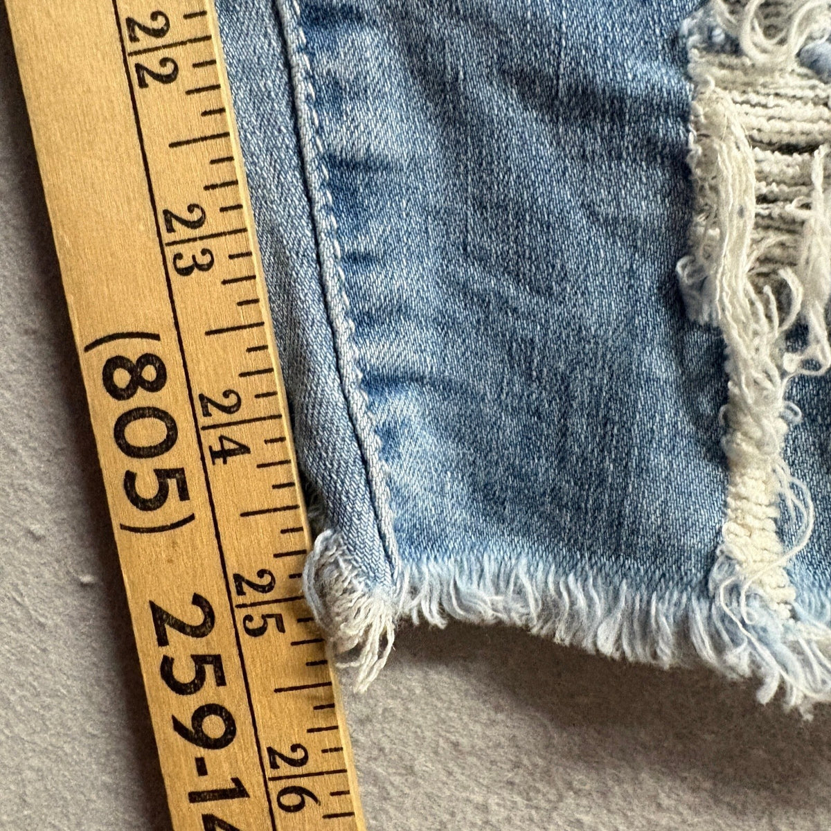 American Bazi Distressed Jogger Jeans Womens 1X Light Wash Denim Drawstring