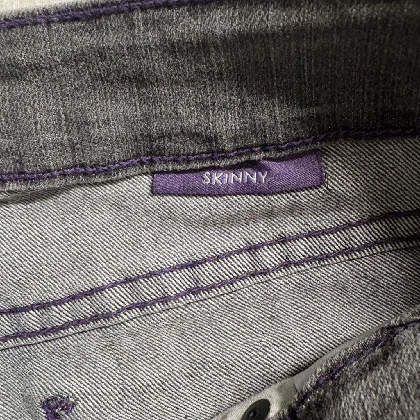 NYDJ Skinny Jeans Womens 10 Gray Lift Tuck Denim Stretch Made in USA