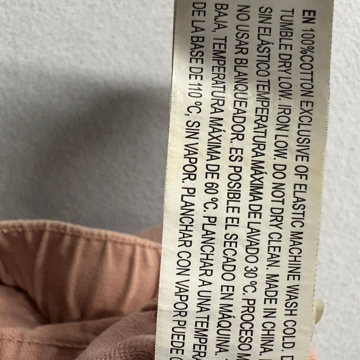 Forever 21 Men Distressed Jogger Pants XS Pink Cotton Drawstring Elastic Waist