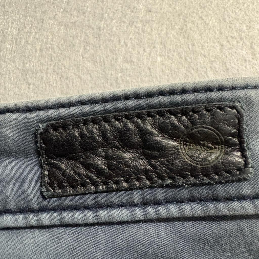 AG Adriano Goldschmied The Prima Cigarette Leg Jeans Womens 32R Gray Stretch
