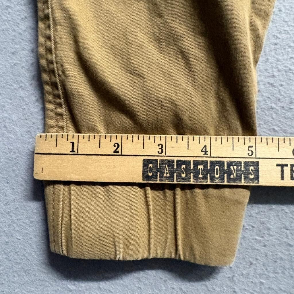 Hollister Skinny Jogger Pants Mens XS Brown Khaki Advanced Stretch Drawstring