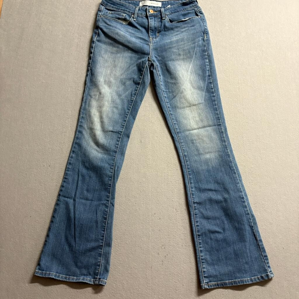 Signature by Levi Strauss Co Womens Mid Rise Bootcut Jeans Size 4M W27 L32 Blue