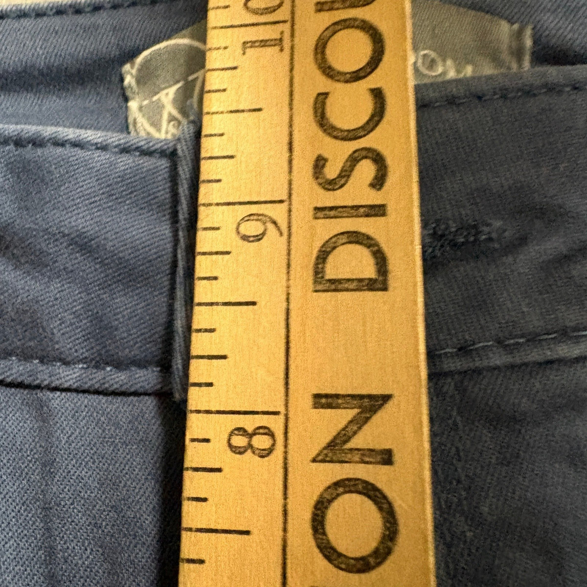 Wit & Wisdom Pants Womens Size 2 Blue Utility Cargo Stretch Skinny Ankle Chino