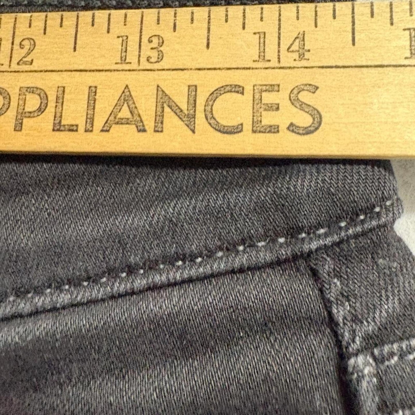 7 For All Mankind Slim Jeans Mens Size 30 Black Denim Pants Fits Like 29x29