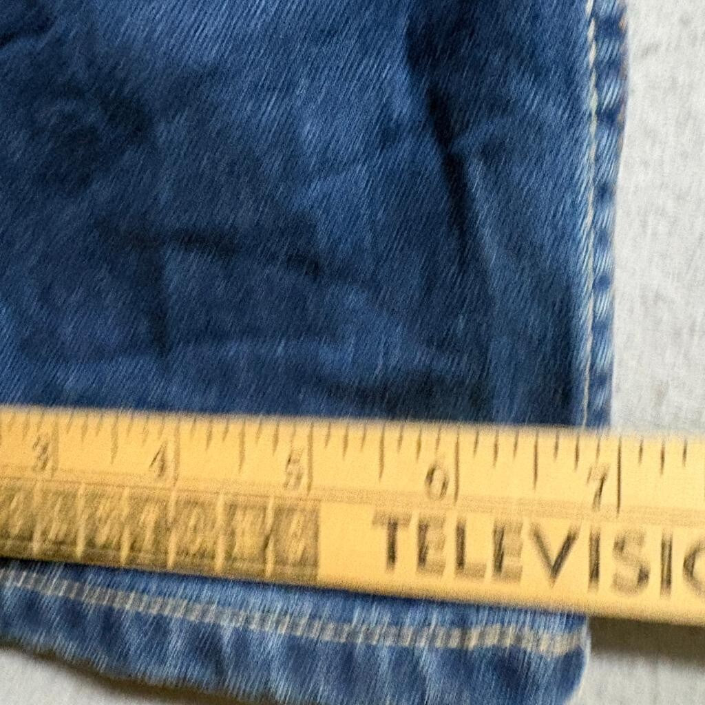 Perry Ellis Premium Denim Jeans Mens 34x30 Blue Stretch Straight Leg
