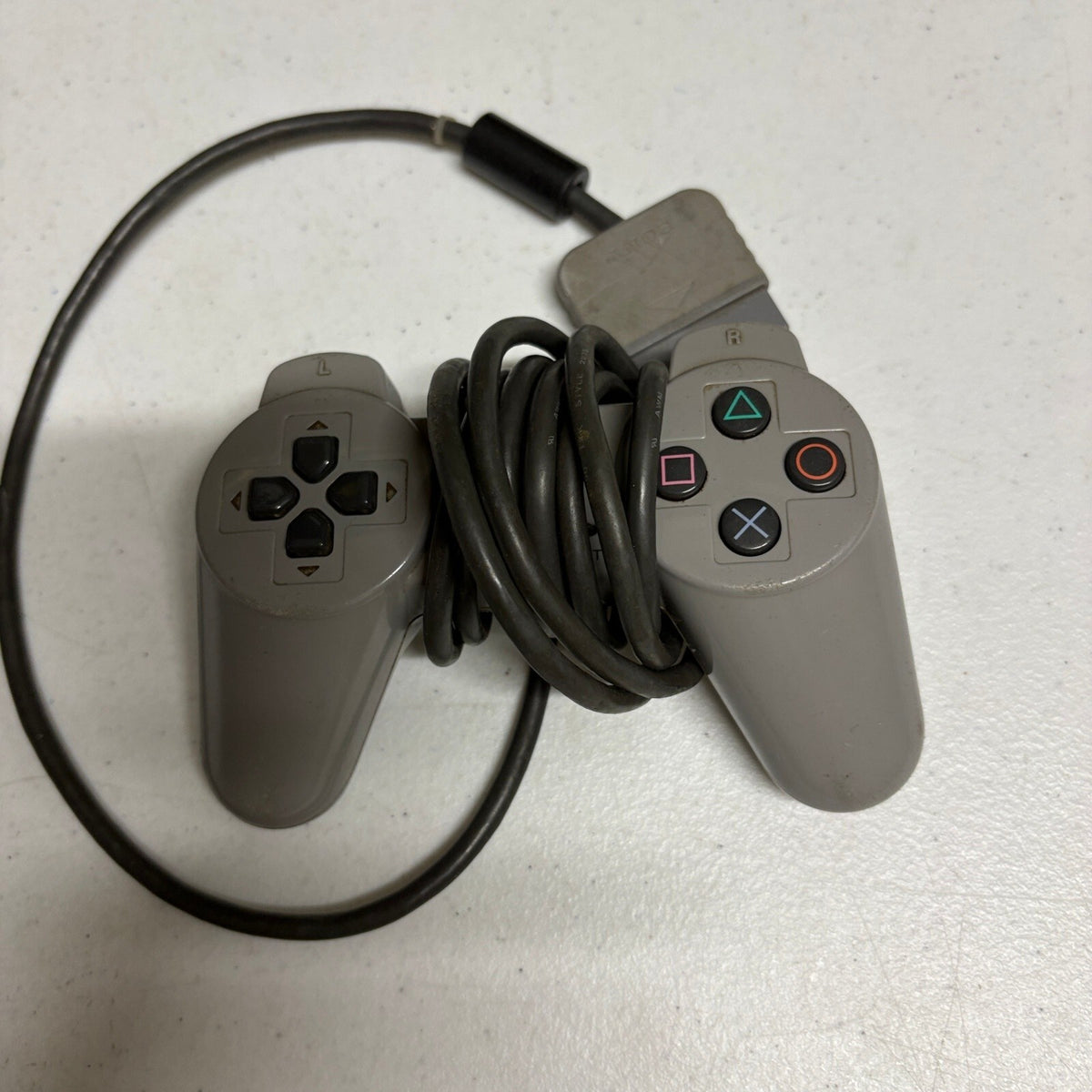 Sony PlayStation 1 Original Controller Grey Wired Gamepad PS1 PSX SCPH-1080