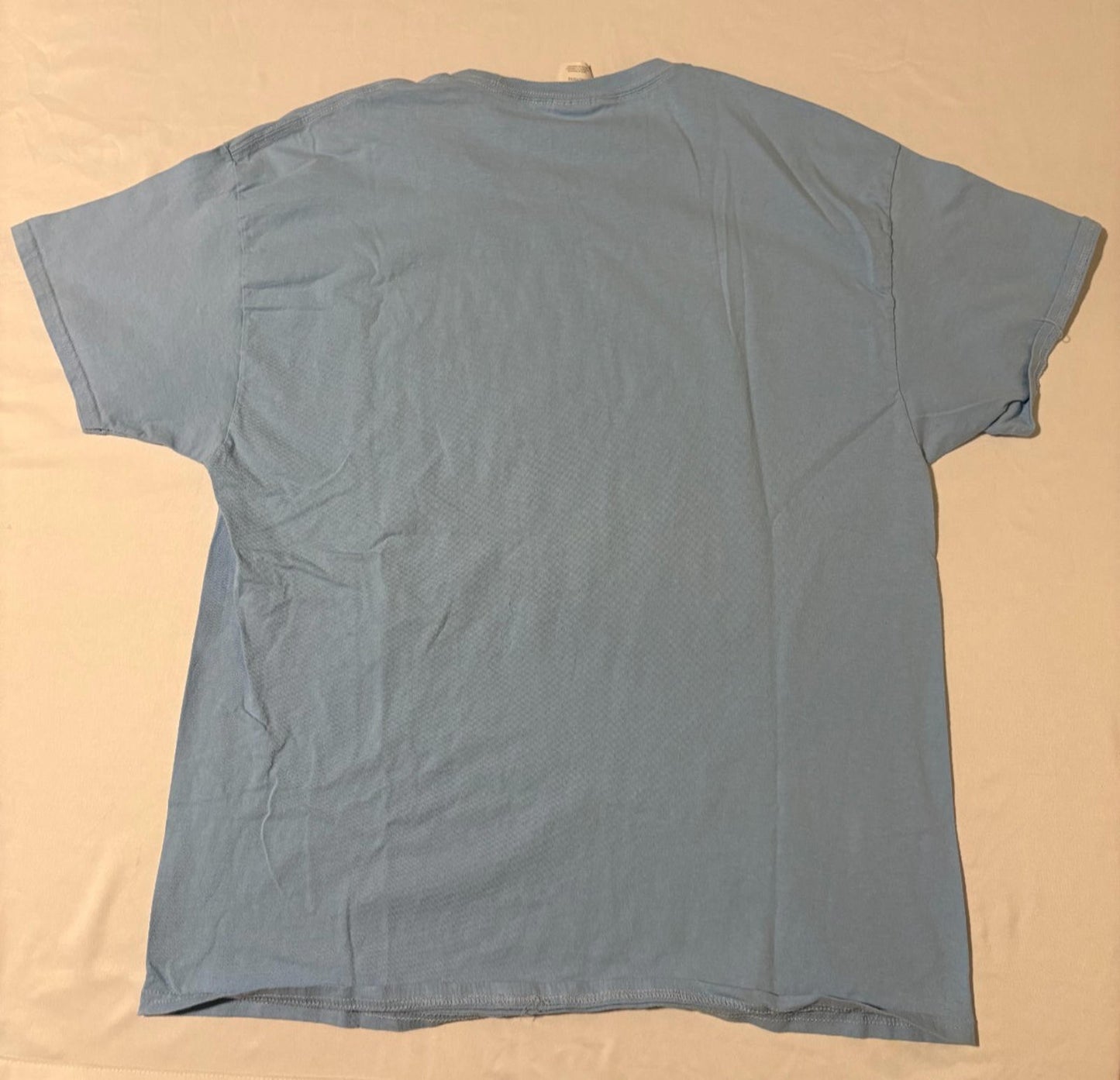 Hanes XL Blue Empire State New York 1788 Graphic T-Shirt Short Sleeve Cotton Ble