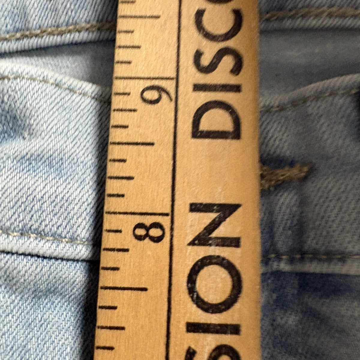 Madewell 9 Inch Mid Rise Skinny Crop Jeans Womens 25T Light Wash Denim Stretch