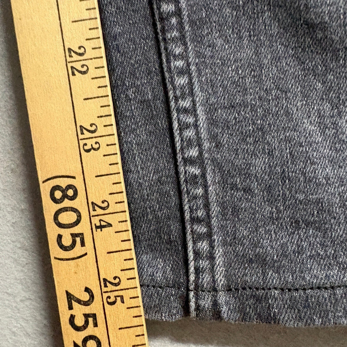 RE/DONE Originals High Rise Ankle Crop Jeans Womens 28 Black Stoned Noir Stretch