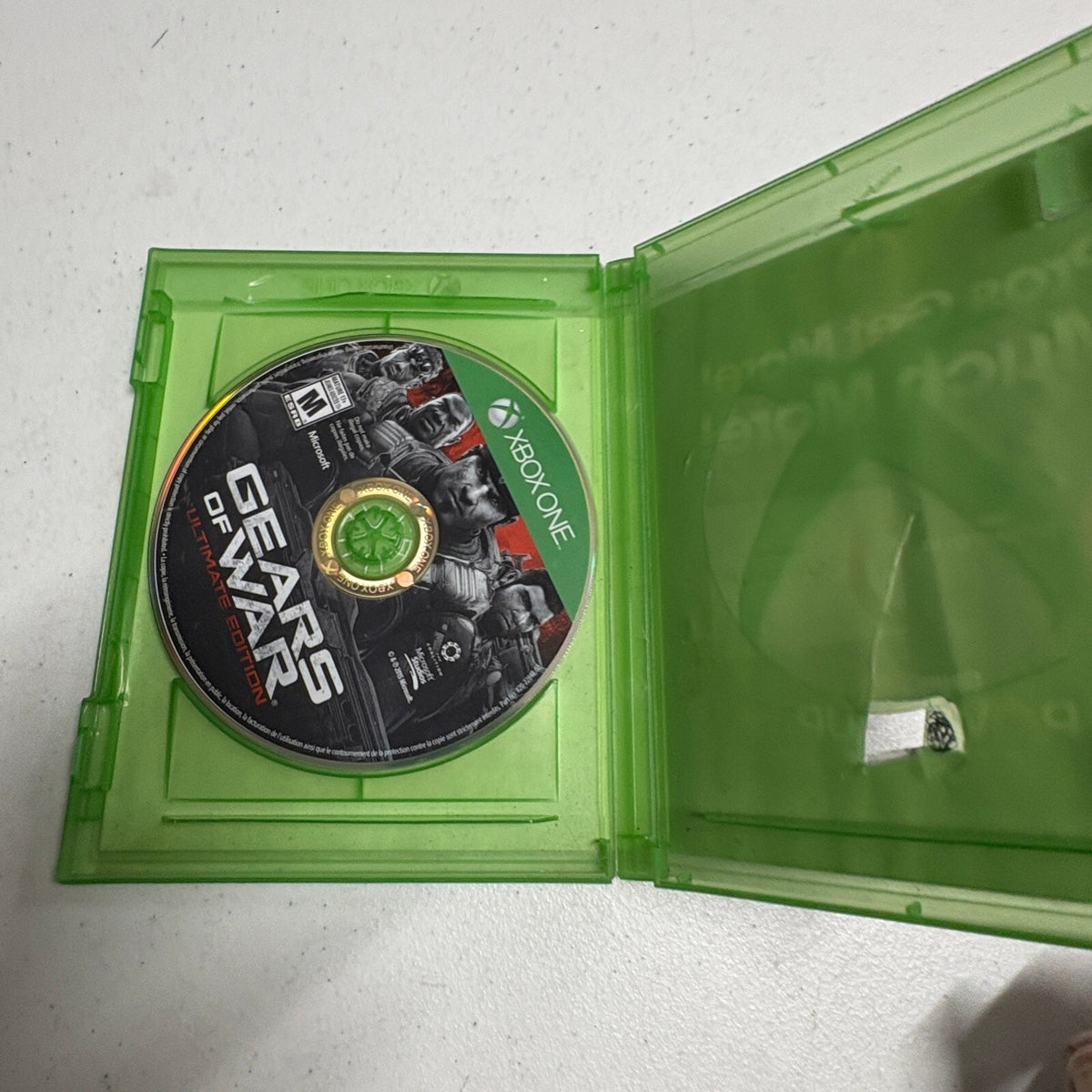 Gears of War Ultimate Edition Xbox One Game Disc in GameStop Case