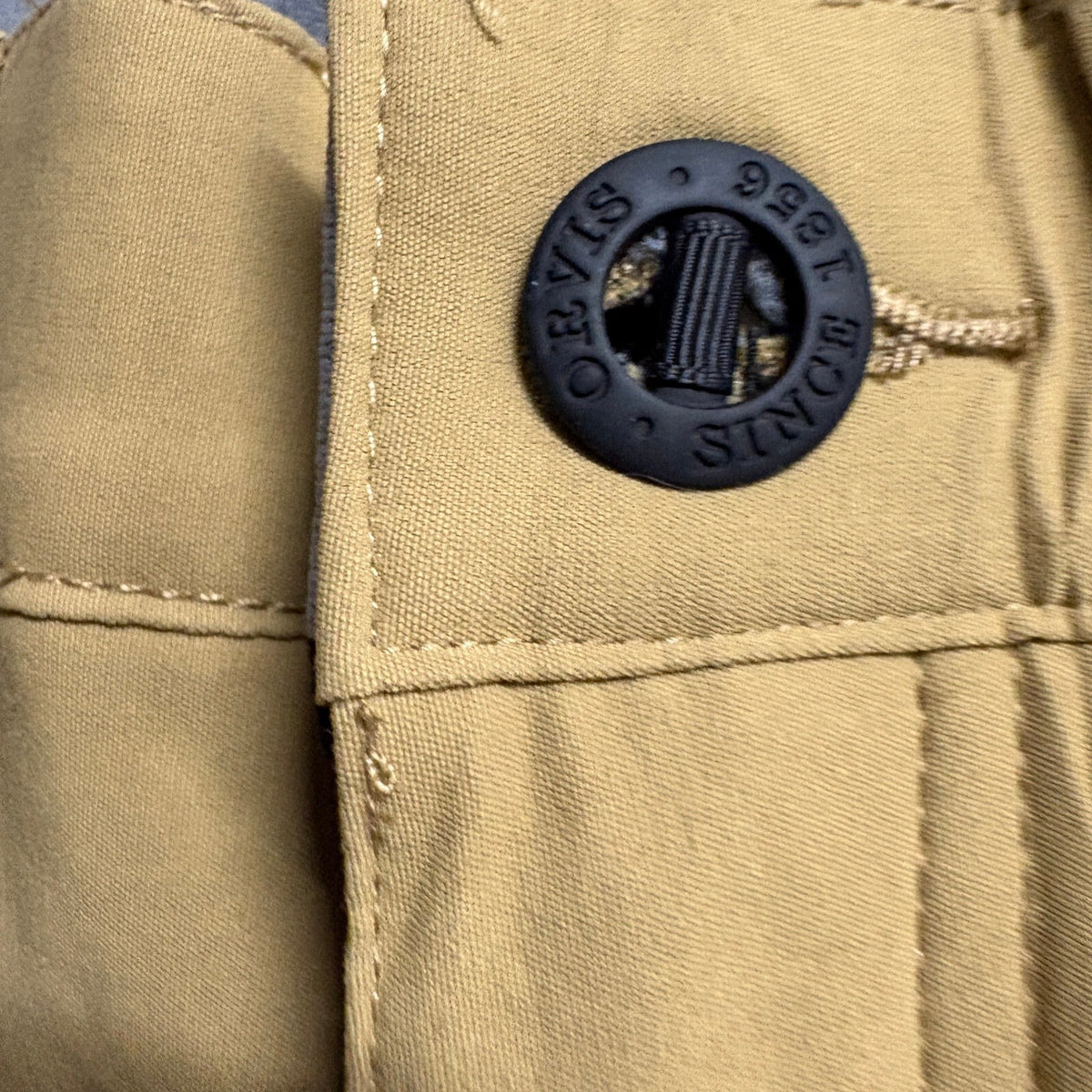 Orvis Tech Pants Mens 32x32 Antique Bronze Stretch Water Repellent Hiking Golf