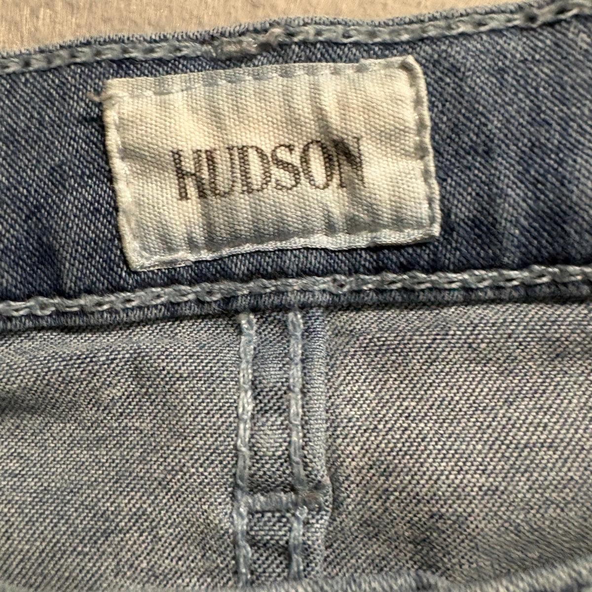 Hudson Natalie Midrise Super Skinny Jeans Womens Size 25 Blue Denim Stretch